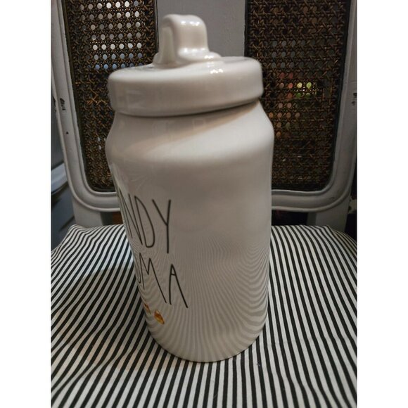 Rae Dunn Candy Coma Candy Corn Icon Canister Halloween Tall - Picture 2 of 11